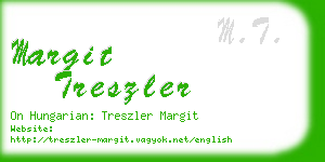 margit treszler business card